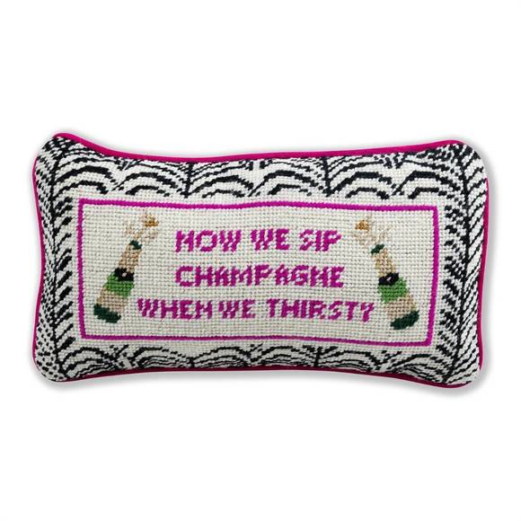 FURBISH STUDIO Other - NEW FURBISH STUDIO champagne needlepoint pillow in pink